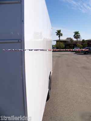 18' enclosed motorcycle quad toy hauler rhino trailer 