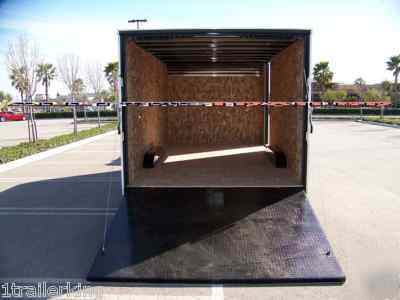 18' enclosed motorcycle quad toy hauler rhino trailer 