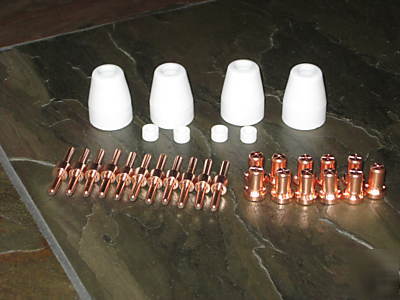 30 long consumables for 30/40 and 50AMP plasma cutters 