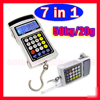 50KG 20G electron digital hanging weighing scale 5378