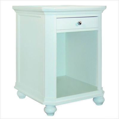 8891 series one drawer cpu cabinet in white