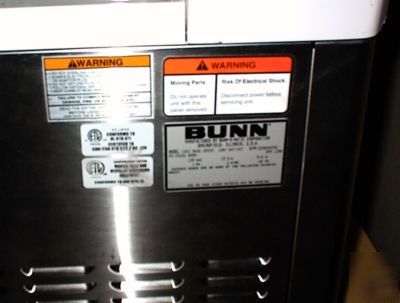Bunn CDS3 3 bowl frozen drink drink machine margarita