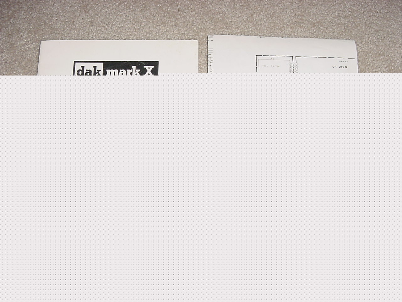 Dak-10 instruction manual and documentation on cd