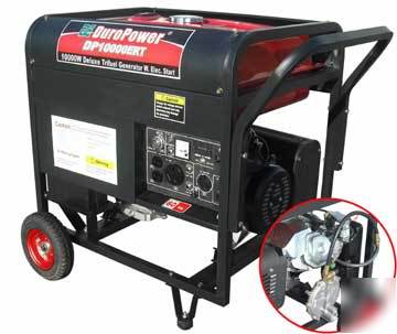 Duropower D10000ERT 10000W industrial trifuel generator
