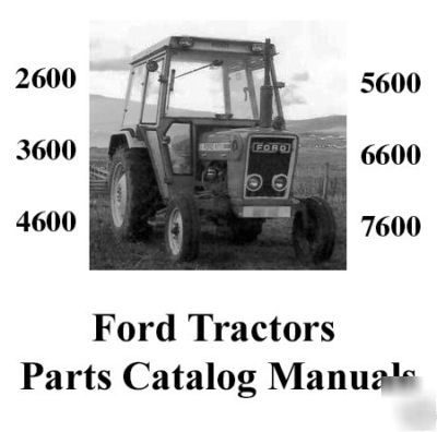 Ford tractor manual parts 2600 3600 4600 5600 6600 7600