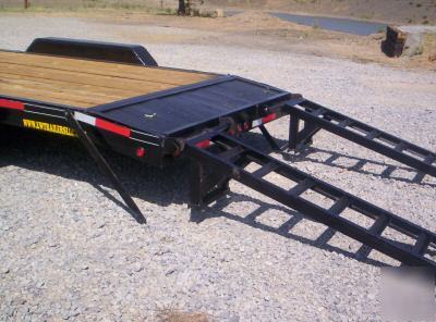 New 2010 20' gooseneck lowboy trailer 