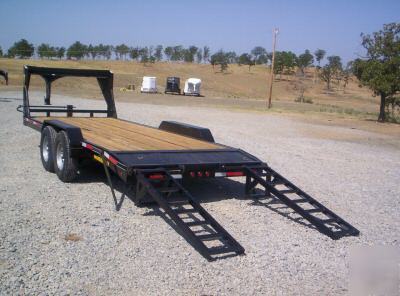New 2010 20' gooseneck lowboy trailer 