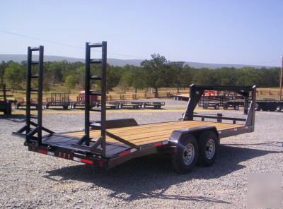 New 2010 20' gooseneck lowboy trailer 