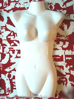 New 3 x white female dress torso mannequin display form