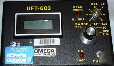 Omega ultrasonic flow meter uft-603 