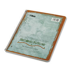 Recycled second nature notebook, college, 8-1/2 X11 , a