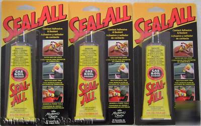Seal-all contact adhesive sealant oil gas resistant 3PK