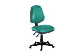 Anti-microbial vinyl chair without arms