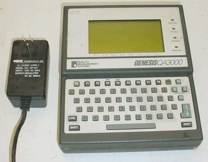 Asd/qms genesis QA3000 roving data collector spc gauge