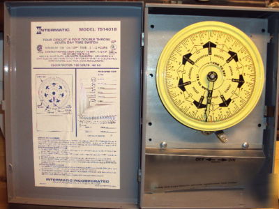 Intermatic T51401B electromechanical indoor 7 day timer