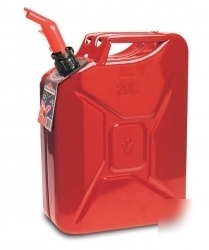 Nato metal fuel gas jerry can carb 20 liter 5 gal wedco