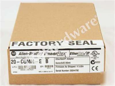 New * sealed* allen bradley 20-comm-e b 20COMME ethernet