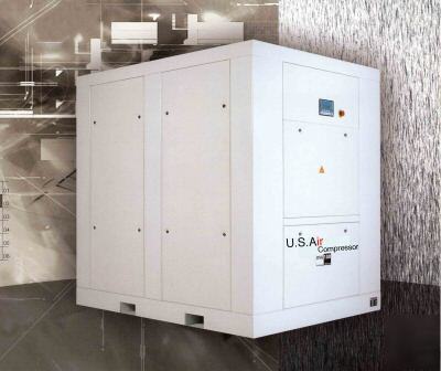 New us air rotary screw compressor 150 hp 760 cfm ir gd