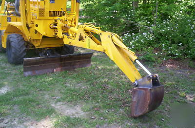 Riding trencher/backhoe