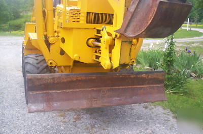 Riding trencher/backhoe