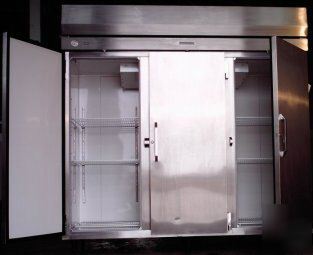 2003 hussmann 3 door stainless freezer hussman nice 