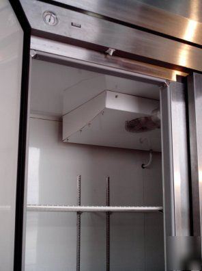 2003 hussmann 3 door stainless freezer hussman nice 