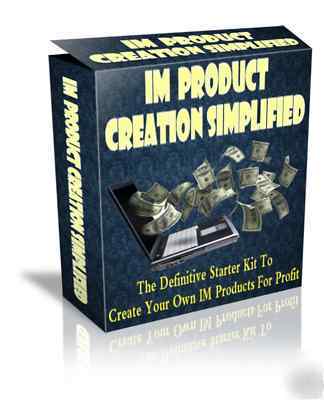 Create your own im products fast & easily for profits 