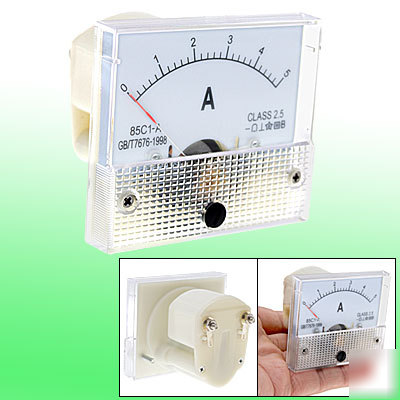 Dc 5A ammeter 85C1-a analog amp current panel meter