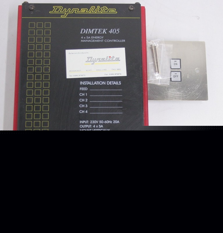 Dynalite dimtek 405 4 x 5A light managment controller