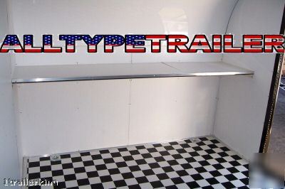 Enclosed motorcycle atv utv car hauler utility trailer