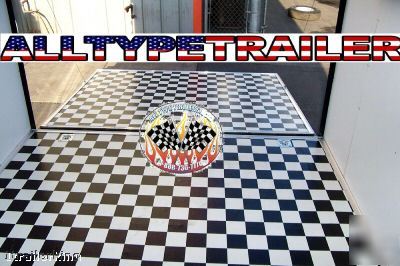 Enclosed motorcycle atv utv car hauler utility trailer