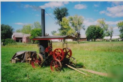 Farm eguipment steam engine stationary traction antique