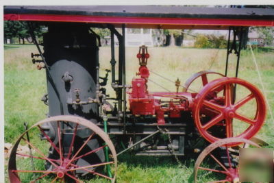 Farm eguipment steam engine stationary traction antique