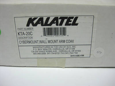 Ge kalatel kta-20 cyber wall mount arm 