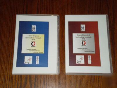 Graco airless paint sprayer repair manuals on 4 dvd's