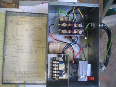 Hvac electric control box 230V capacitors & transformer