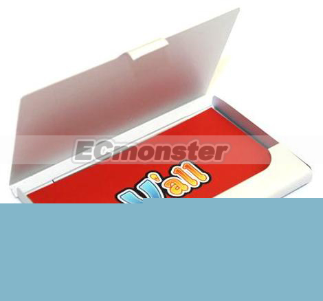 New aluminum business / cerdit card case holder silver