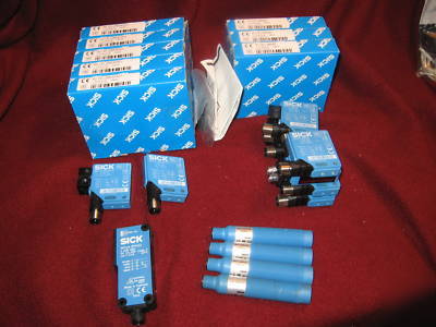 New huge sick photo & prox sensors lot & used