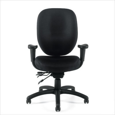 Offices to go multifunction chair arms in black or grey
