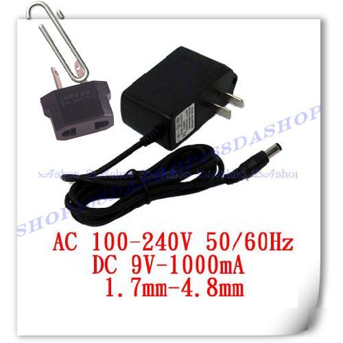 Power supply adapter 110-240V converter dc 9V