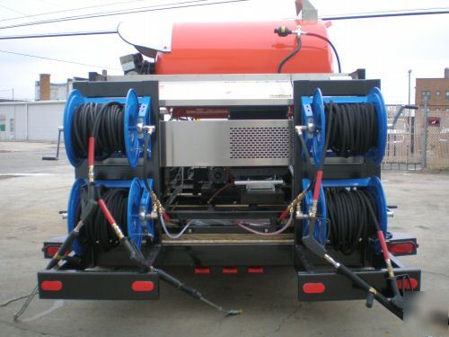 Pressure washer hot water, trailer mounted, washers