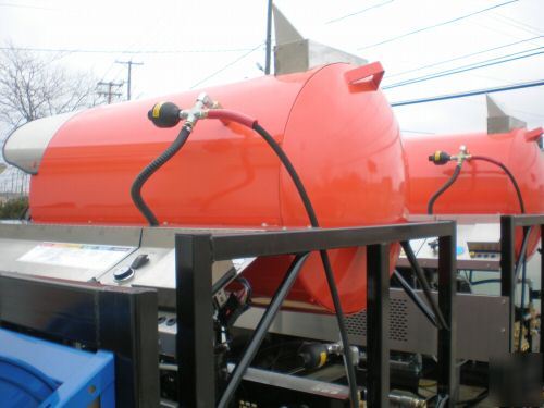 Pressure washer hot water, trailer mounted, washers