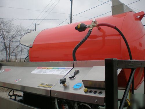 Pressure washer hot water, trailer mounted, washers