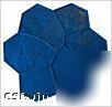 Random stone 18 pc concrete stamp set free grout tools