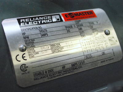 Reliance electric 25HP energy efficient ac motor 