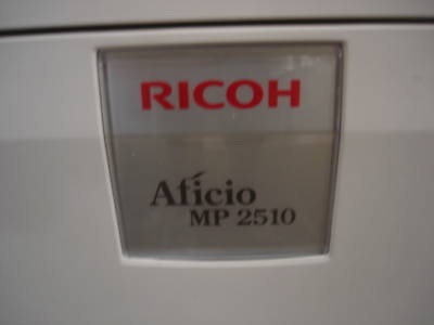 Ricoh aficio MP2510 copier w/fax, print & scan 