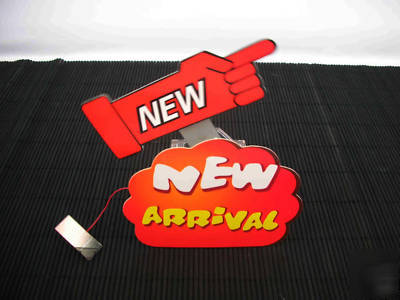 Solar price tag holder clip label info promotion 5 set