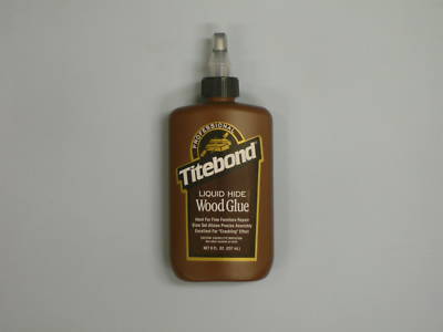 Titebond liquid hide wood glue 8OZ 037083050134