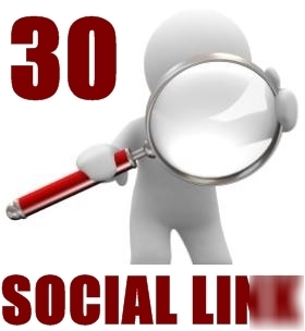 30 social bookmarking high pr 3-9 seo quality backlinks