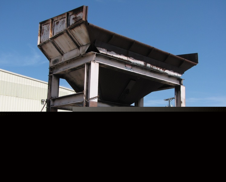 300 cubic foot steel hopper for front end loader